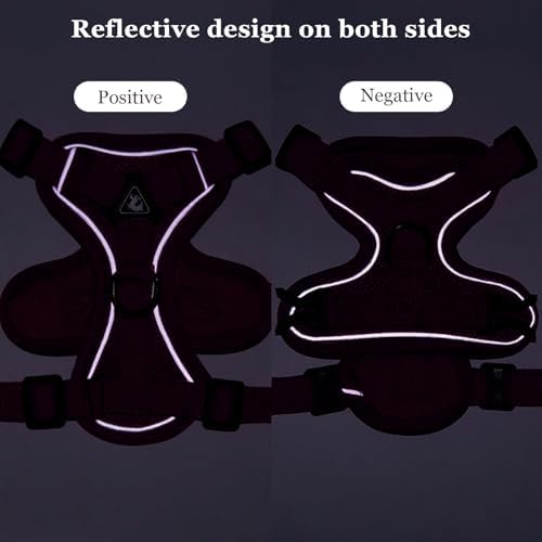 Wanheart cat Chest Harness and Leash, Anti-Escape Adjustable Soft mesh cat - Image 3