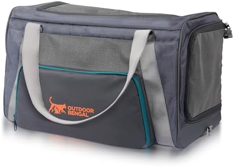OutdoorBengal Zeppelin™ Airline Approved Cat Carrier Large Soft by OutdoorBengal
