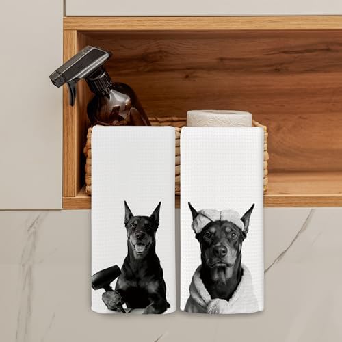 Dog Kitchen Towels Decor Set of 2 - Image 3