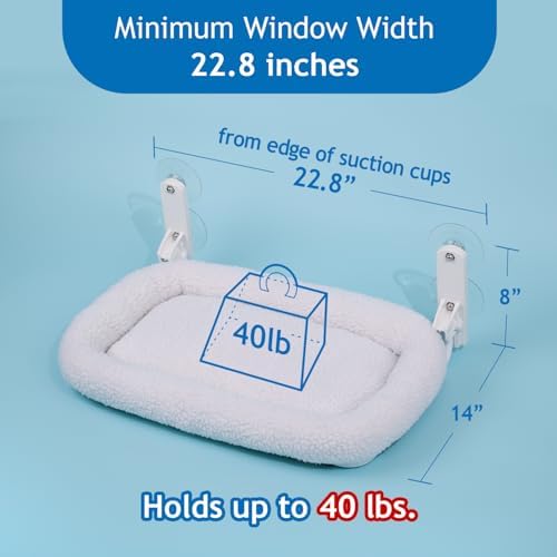 Zakkart Foldable Cat Hammock for Window - Image 4