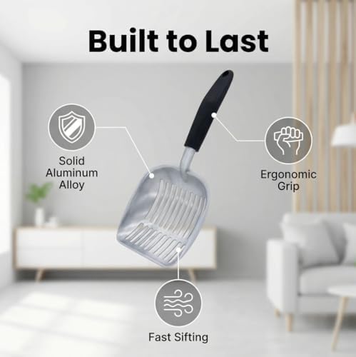 Heavy-Duty Cat Litter Scoop - Image 4