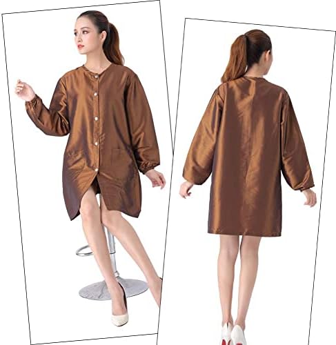 Professional Salon Smock Stylist Jacket Waterproof Hairdresser Cape Barber - Image 2
