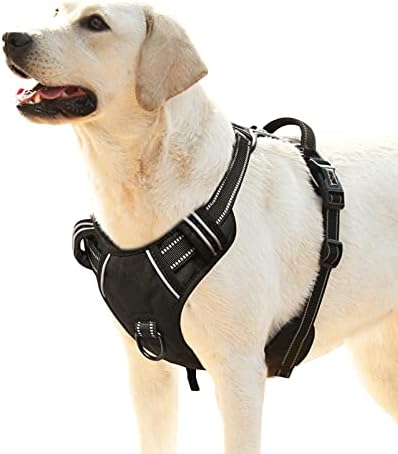 HEELE Dog Harness, No Pull Adjustable Padded Reflective Harness by HEELE