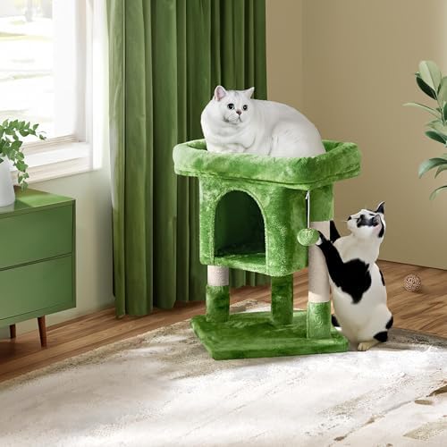 Yaheetech 23.5in Small Low-Profile Cat Tree Condo - Image 2