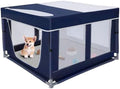 42 × 42 inch Dog Playpen with Pee Pad, Soft Puppy Playpen, 25 Height Pet Playpen by ZIKOPOMI