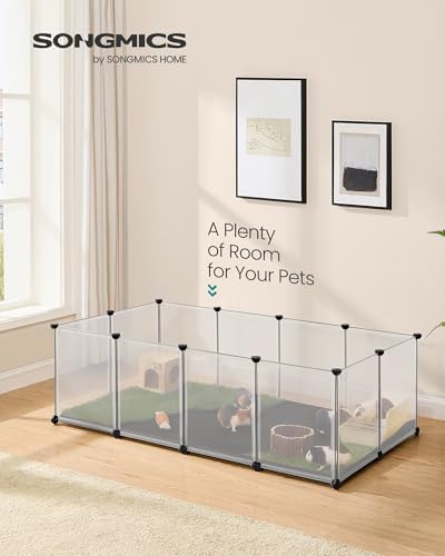 SONGMICS Guinea Pig Playpen, 20 Panels Small Animal Playpen - Image 2