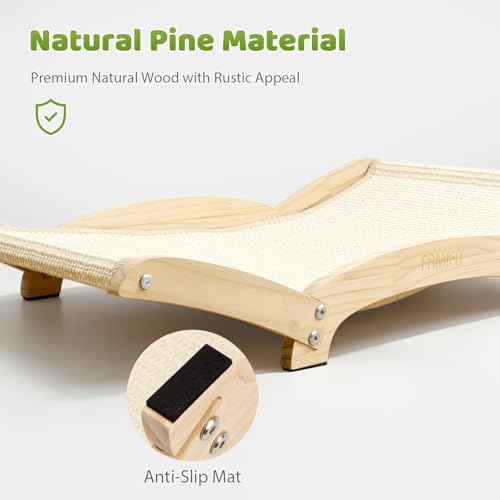 28-Inch Cat Scratching Bed, Natural Sisal Scratching Pad - Image 6