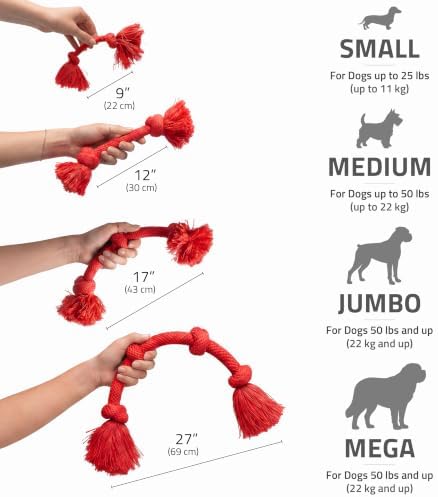 Playology Tug Rope Dog Toys for Large Breed Dogs - Image 5