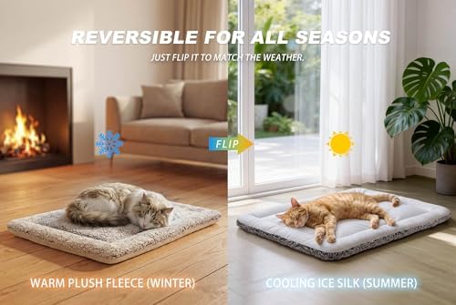 Self Warming Cat Bed, Reversible Cooling Mat - Image 2