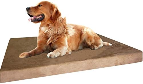 Dogbed4less Extra Large True Orthopedic Gel Memory Foam Dog Bed by Dogbed4less