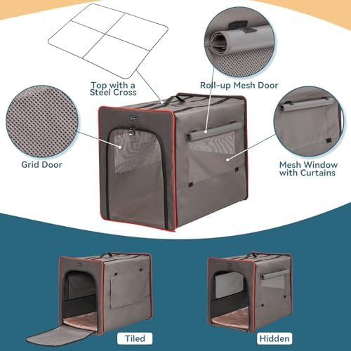 PETSFIT Portable Dog Crate, Collapsible Dog Crate - Image 3