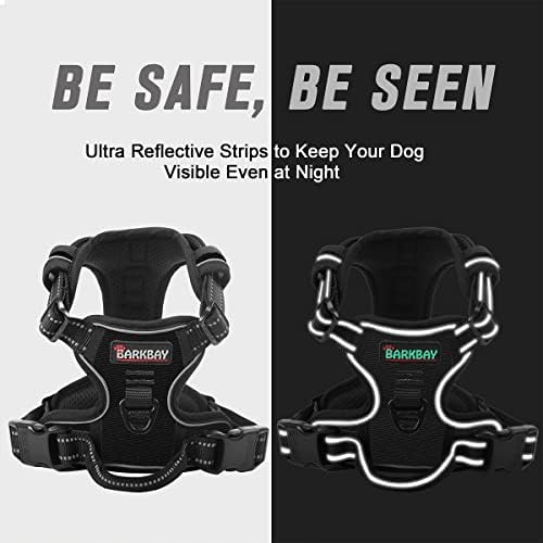 BARKBAY Dog Harness No Pull for Large Dogs Front Back Clips, Dog Vest - Image 5