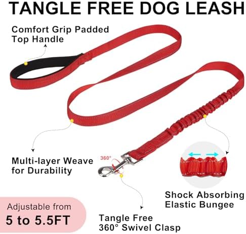 BEAUTYZOO Dog Harness for Large Dogs, No Pull Step in Pet Vest and Leash Set - Image 5
