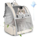 Cat Backpack Carrier, Small Dog Carrier Backpack by SSAWcasa