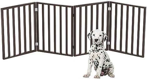 Pet Gate - 4-Panel Indoor Foldable Dog Fence by PETMAKER