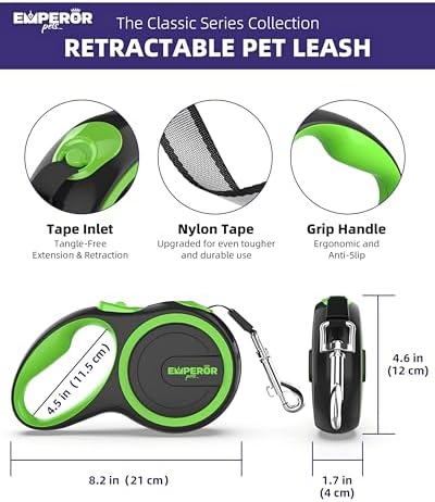 Emperor Pets Retractable Dog Leash, 26 ft - Image 2