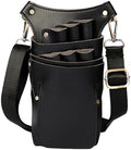 Scissor Pouch for Stylist Essentials Tools Bag, PU Leather Salon Hair by Goldwheat