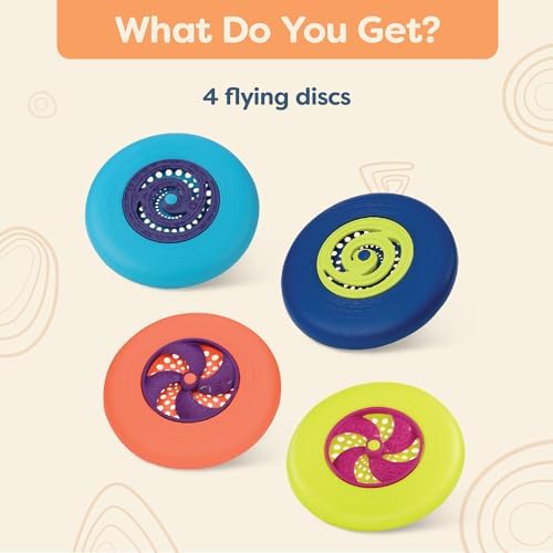 B. toys Flying Disc Set, Disc-Oh! 4 Colorful Discs, 4 Discs - Image 5