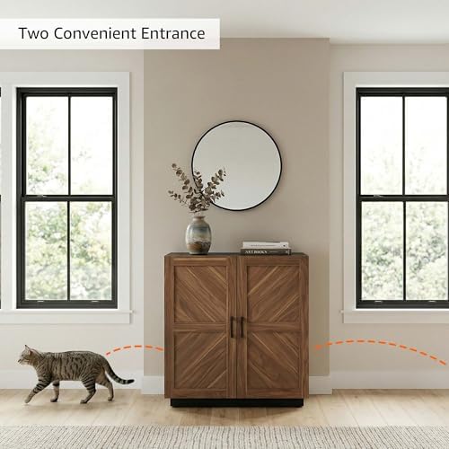 unipaws Tall Cat Litter Box Enclosure - Image 3