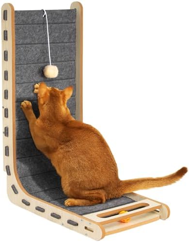 Felt Cat Scratcher for Indoor Cats, 26.8 Inch by NxwjoyPet