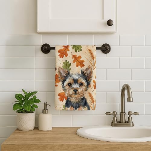 Caroline's Treasures Yorkshire Terrier Dogs Kitchen Towel 15x25 in - Image 2