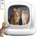 Meowant Self-Cleaning Cat Litter Box, 75L Extra Large Open-Top, APP Control by Meowant