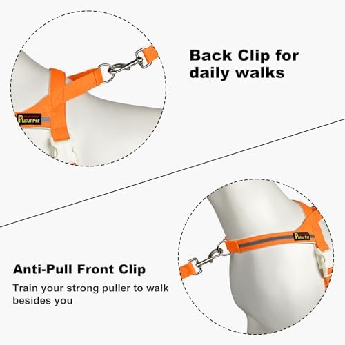 Plutus Pet Cotton Dog Harness and Leash Set, Reflective and Soft Padded - Image 3