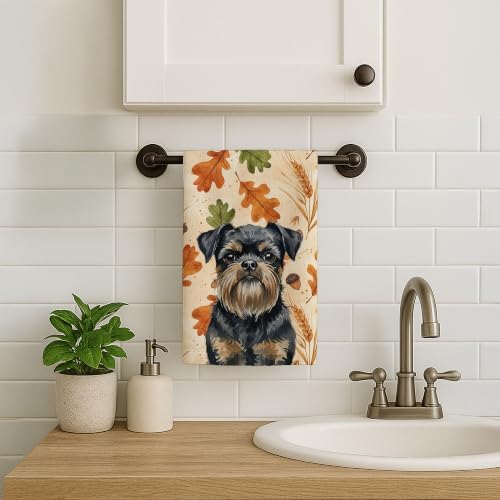 Caroline's Treasures Brussels Griffon Dogs Kitchen Towel 15x25 in - Image 2