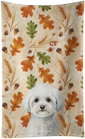 Caroline's Treasures Bichon Frise Dogs Kitchen Towel 15x25 in by CarolinesTreasures