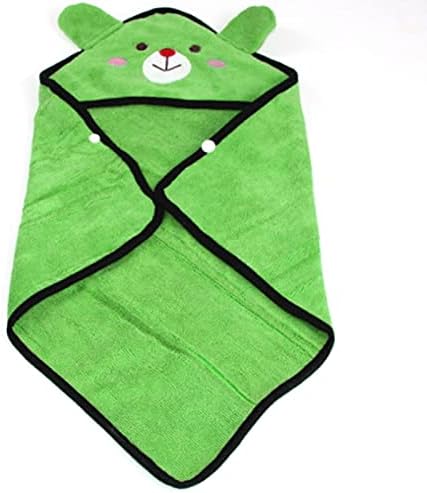 Goclothod Pet Hooded Bath Towel Puppy Drying Bath Towel Absorbent Bathrobe Warm - Image 3