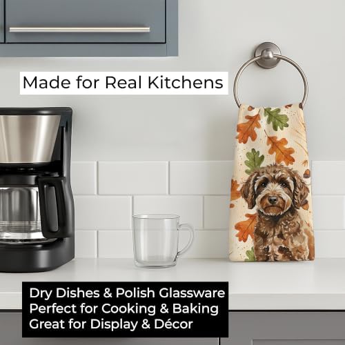 Caroline's Treasures Spanish Water Dog Dogs Kitchen Towel 15x25 in - Image 3