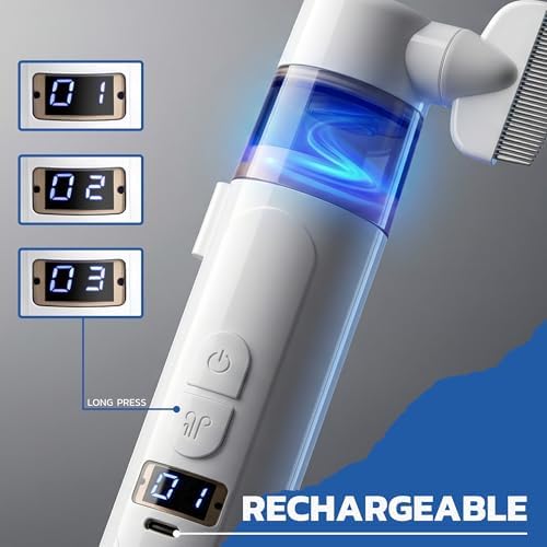 Electric Lice Comb, 2-in-1 Metal Vacuum Comb - Image 5