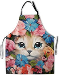 Art Apron with Pocket for Women Men by DZGlobal