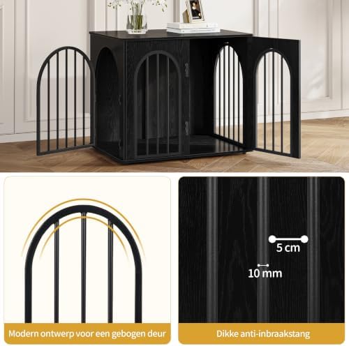 Hzuaneri 26.8'' Dog Crate Furniture, Dog Kennel Indoor - Image 4
