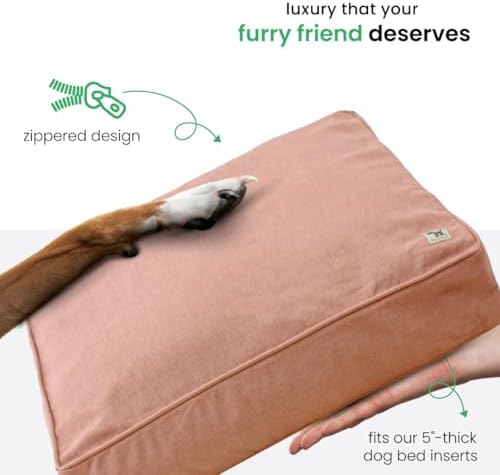 Molly Mutt Pink Dog Bed Cover, Non-Toxic & 100% Cotton - Image 5