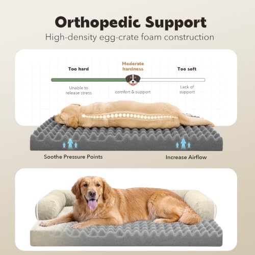 MEKIY Orthopedic XL Dog Bed - Image 6