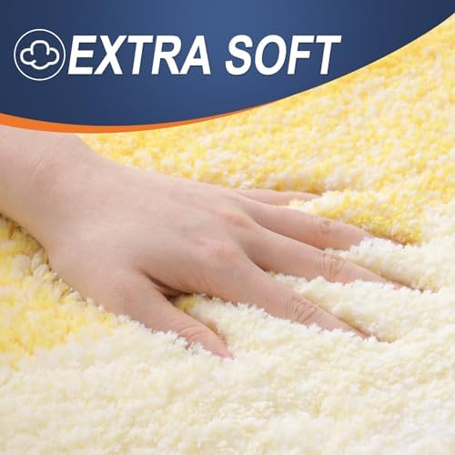 OLANLY Large Bathroom Rugs 44x32, Extra Soft Absorbent Microfiber Bath Rugs - Image 3