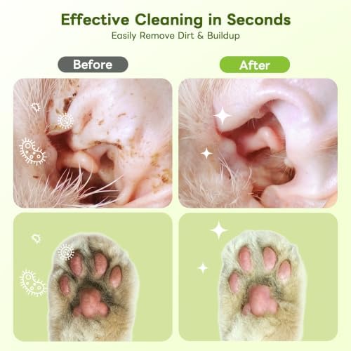 24 Count Dog Wipes for Dogs & Cats, Pet Cleaning Glove Wipes - Image 3