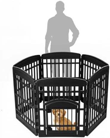 IRIS USA 6-Panel Dog Playpen, Pet Enclosure - Image 2