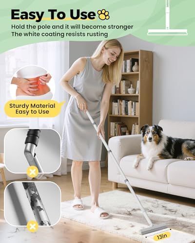 Carpet Rake for Pet Hair Removal Tool - 4 in 1 Pet Hair Remover Kit for Dog Cat - Image 4