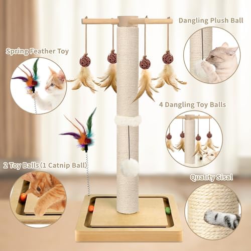 Cat Scratching Post, Sisal Scratcher - Image 2