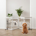 37-74" Wide Dog Gate 4 Panel Dog Gates by MinoKesper