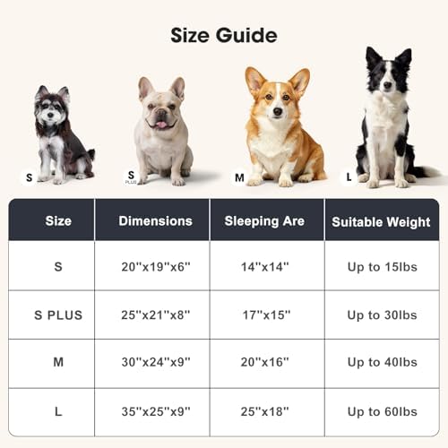 GASUR Large Dog Bed, Rectangle Washable Pet Beds, Orthopedic Dog Sofa Bed - Image 6