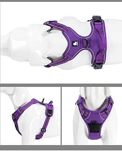 TRUE LOVE Adjustable No-Pull Dog Harness Reflective Pup Vest Harnesses - Image 6