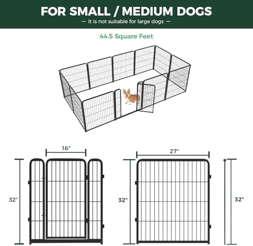 FXW Homeplus Indoor Dog Playpen, 12 Panels, - Image 2
