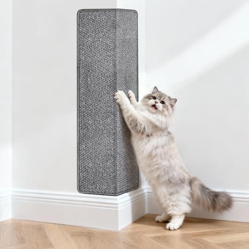 ENONCI Corner Cat Scratcher, 30x11.8 Furniture Furniture Protector Couches & by ENONCI