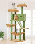 Taoqimiao Cactus Cat Tree, 58In Cat Tower by Taoqimiao