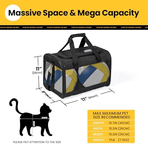 Conlun Cat Carrier Soft-Sided Pets Travel Carriers up to 15 Lbs - Image 2