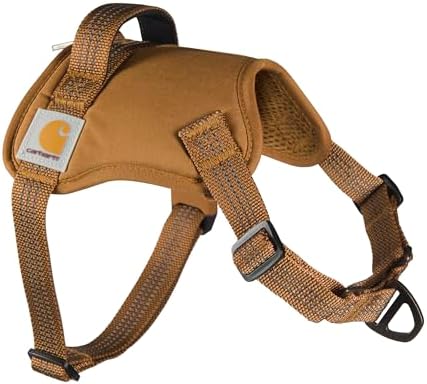Carhartt Nylon Duck No Pull Dog Harness Carhartt Brown L by Carhartt
