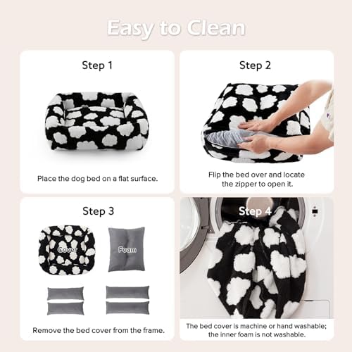 JOEJOY XL Dog Beds Large Sized Dog, Rectangle Washable Orthopedic Pet Bed - Image 5